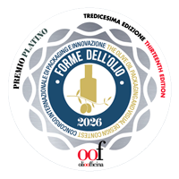Primer premio platino en la categoría de aceite gourmet con packaging «Le Forme dell’Olio»